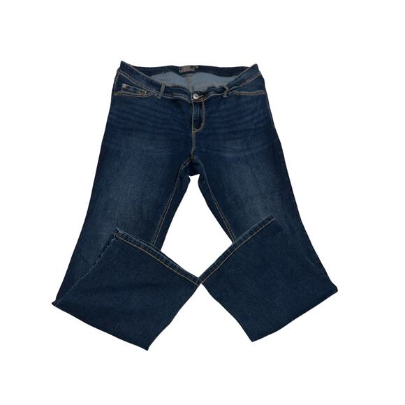 Torrid women’s super stretch luxe slim boot blue￼jeans - Picture 1 of 15